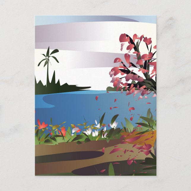 Postal belleza natural (Anverso)