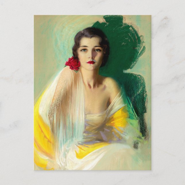 Postal Belleza retro 33 (Anverso)