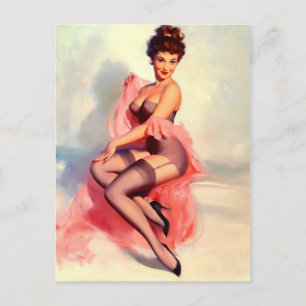 Postal Belleza retro 61