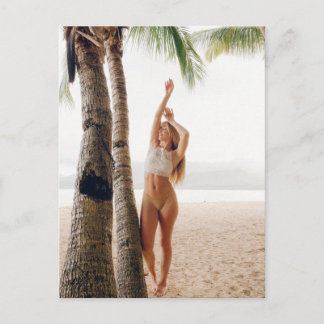 Postal BELLEZA TROPICAL! Fotografía del Modelo Sexy Bikin