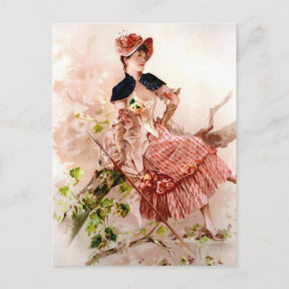 Postal Belleza vintage