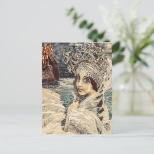 Postal Belleza Vintage Princesa Cisne Pintura Vrubel