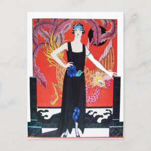 POSTAL BELLEZA Y FOENIX,DISEÑADOR DE MODA ARTISTA