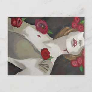 Postal Belleza zombificada