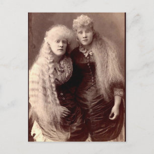 Postal Bellezas albinas vintage