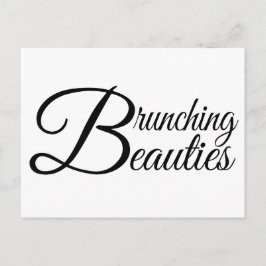 Postal Bellezas bruscas