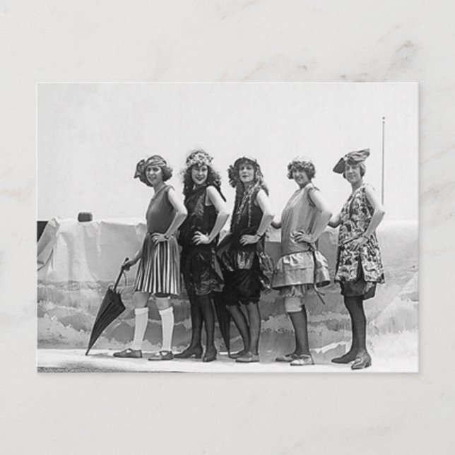 Postal Bellezas de baño (Anverso)