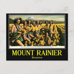 Postal Bellezas en el valle de Puyallup, Vintage