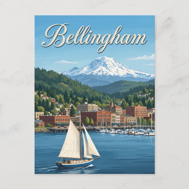 Postal Bellingham, Washington (Anverso)