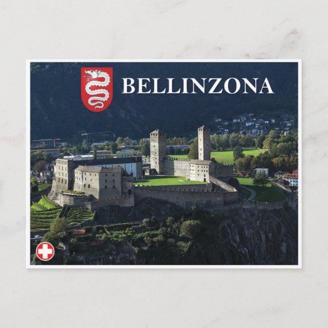 Postal Bellinzona - Suiza (Anverso)