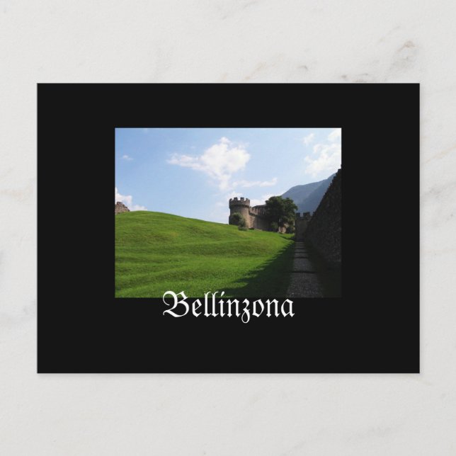 Postal Bellinzona Suiza (Anverso)