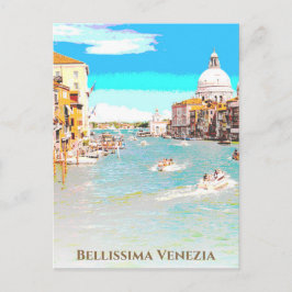 Postal ** Bellissima - Venecia en lengua italiana. Veneci