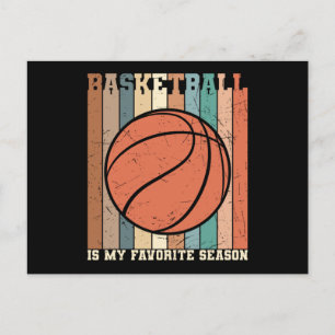 Postal Bello diseño de baloncesto