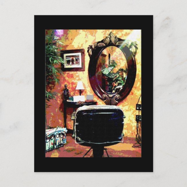 Postal Bello Salón de Belleza  (Anverso)