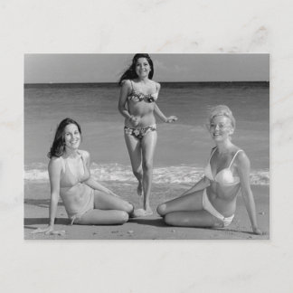 Postal Bellos Chicas del verano en Bikini