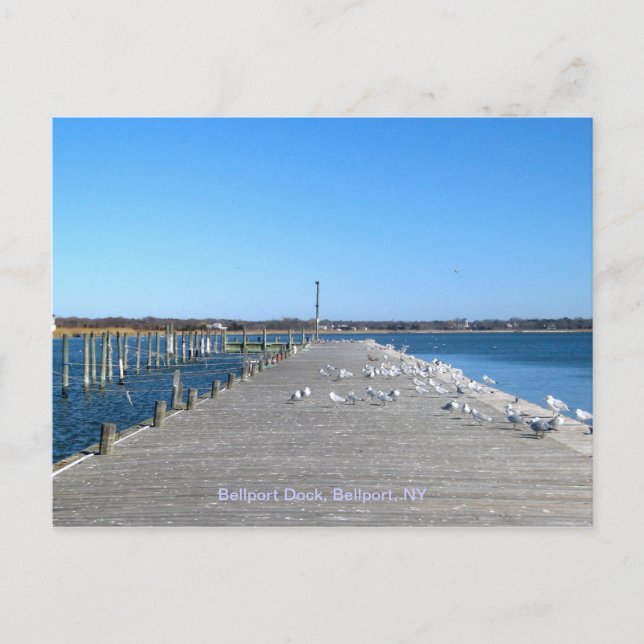 Postal Bellport Dock, Bellport Village NY (Anverso)