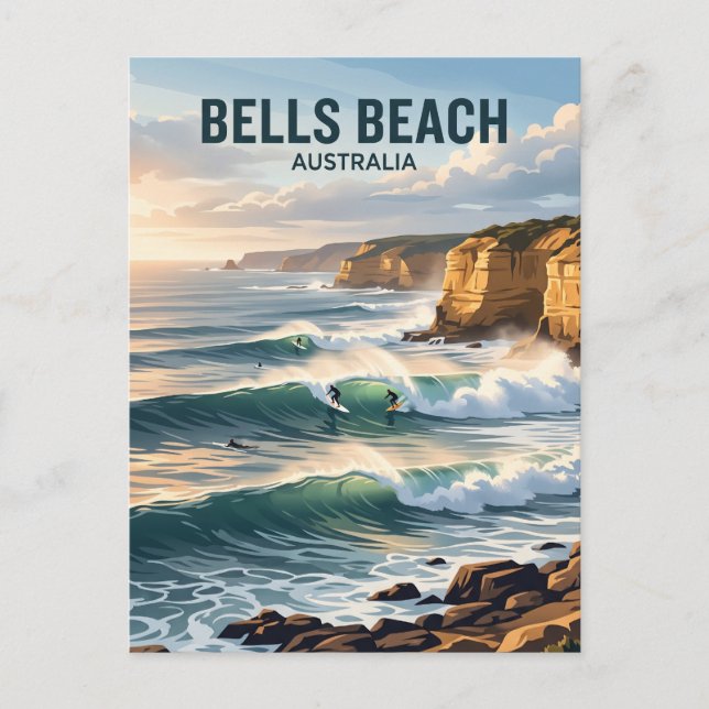 Postal Bells Beach Australia (Anverso)