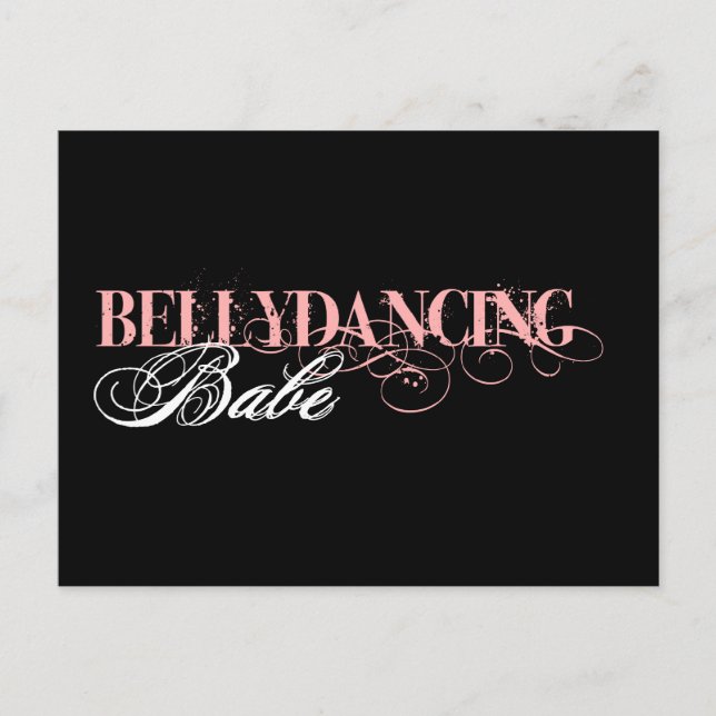 Postal Belly Dancing Babe (Anverso)