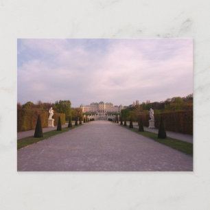 Postal Belvedere Gardens Palace Viena, Austria