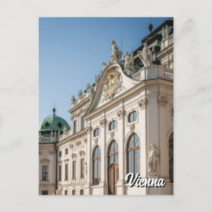 Postal Belvedere Viena Austria Travel