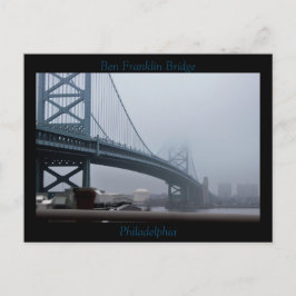 Postal Ben Franklin Bridge Philadelphia