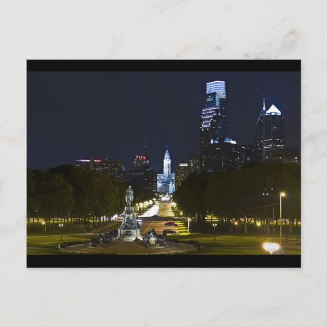 Postal Ben Franklin Parkway (Anverso)