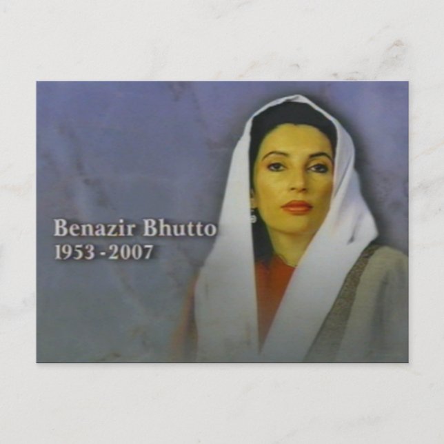 Postal benazir bhutto (Anverso)