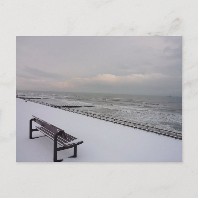 Postal Bench, Nieve y Mar (Anverso)