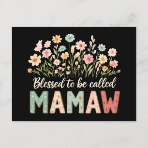 Postal Bendecida por ser llamada Mamaw