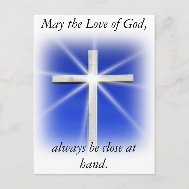 Postal Bendecido por Dios (Anverso)