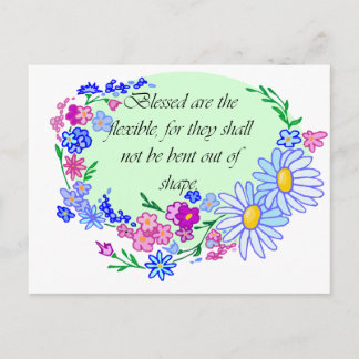 Postal Bendecidos son los flexibles