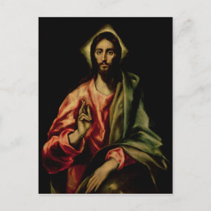 Postal Bendición de Cristo