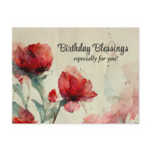 Bendición de cumpleaños Verso de la Biblia Oración