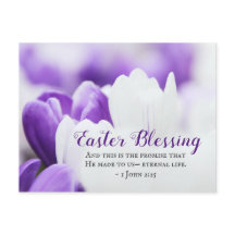 Bendición de Pascua 1Juan 2:25 Esta es la promesa-