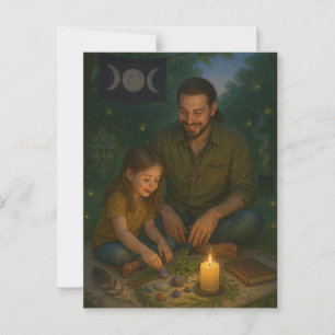 Postal Bendición del Día del Padre Pagan