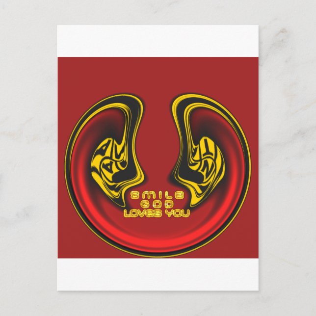 Postal Bendición desde arriba: El saludo espiritual del a (Anverso)