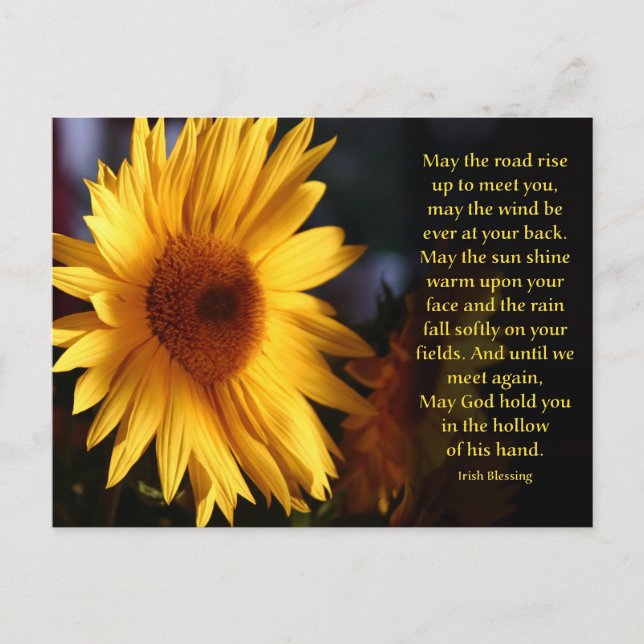 Postal Bendición irlandesa (Anverso)