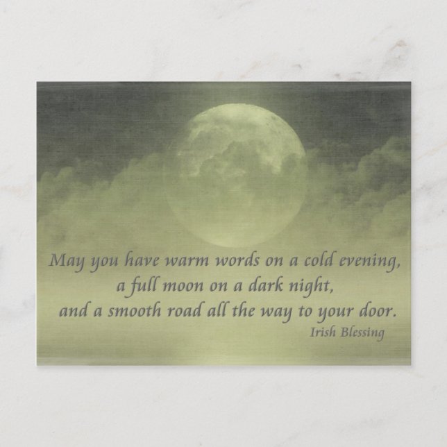 Postal Bendición irlandesa (2) (Anverso)