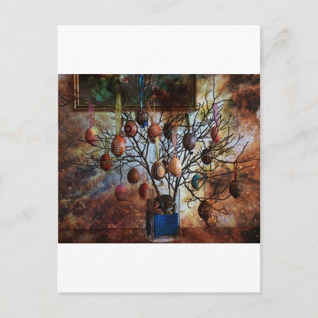 POSTAL BENDICIONES DE ÁRBOLES DE PRIMAVERA (Anverso)