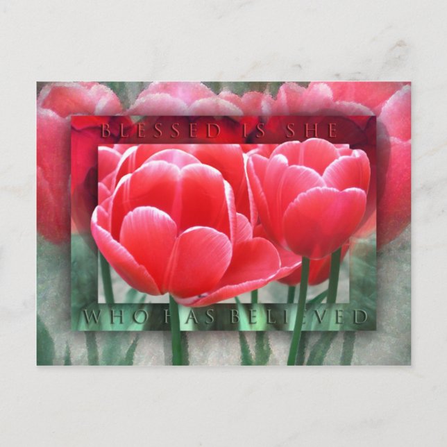 Postal Bendita es ella (Anverso)