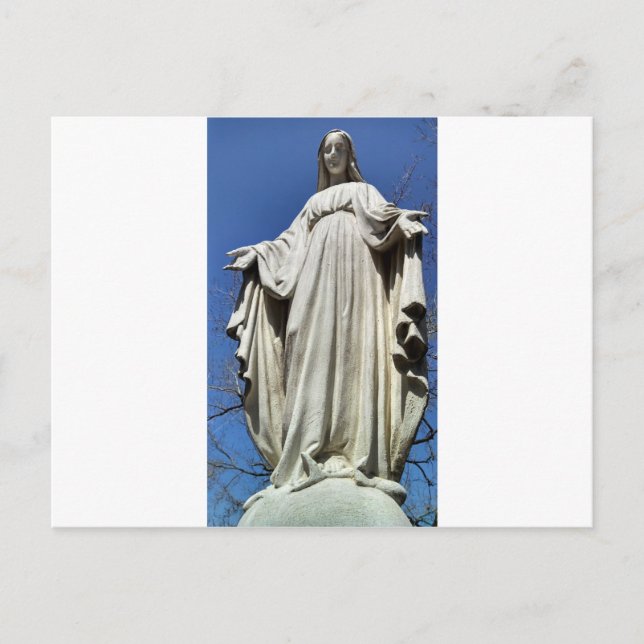 Postal Bendita Virgen María (Anverso)