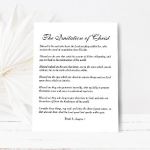 Postal Bendito es el alma que escucha al Señor