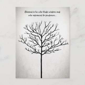 Postal Bendito es el que busca la sabiduría como un árbol