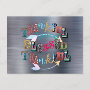 Postal Bendito y agradecido