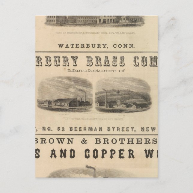 Postal Benedict y Burnham Manufacturing Company (Anverso)