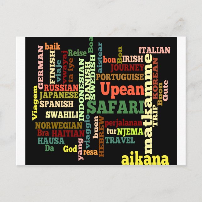 Postal Beneficencia de viaje internacional (Anverso)