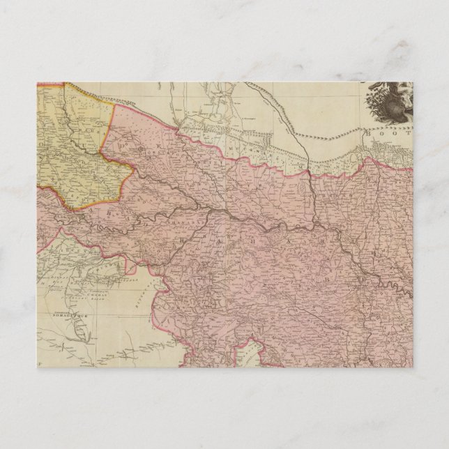 Postal Bengala, Bahar, Oudes, Allahabad (Anverso)