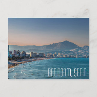 Postal Benidorm, tiro costero de España