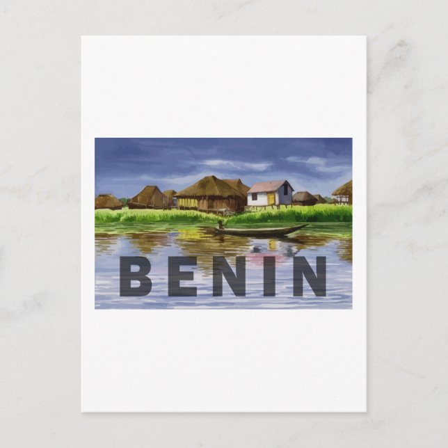Postal Benín (Anverso)