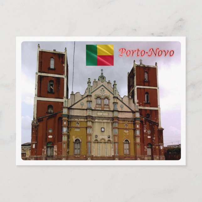 Postal Benín - Porto Novo - Gran Mezquita (Anverso)